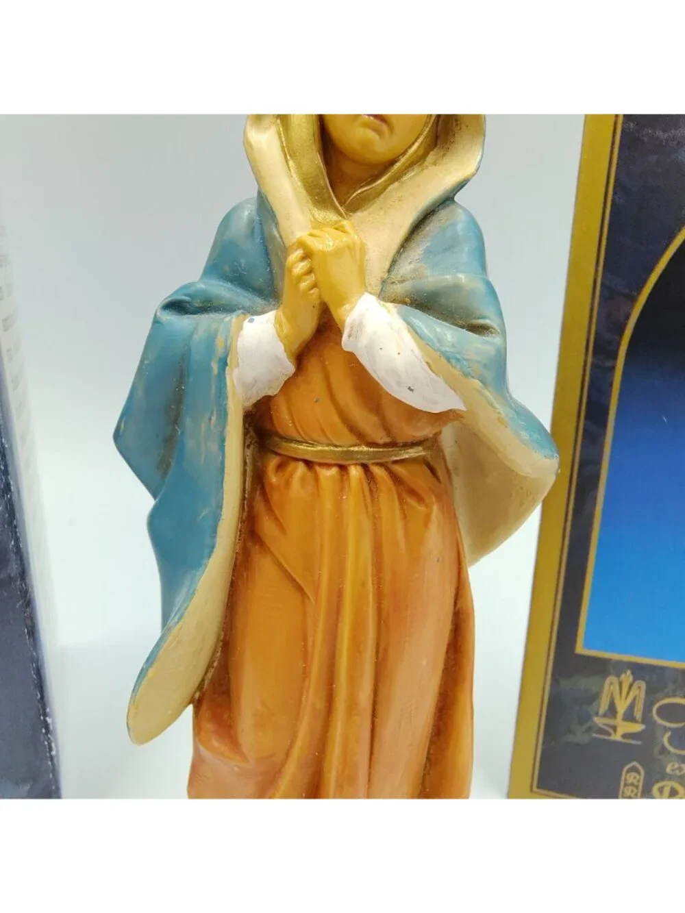 Fontanini Mary Nativity Figurine 53502BX w/ Box Story Card Roman Italy 5 Inch
